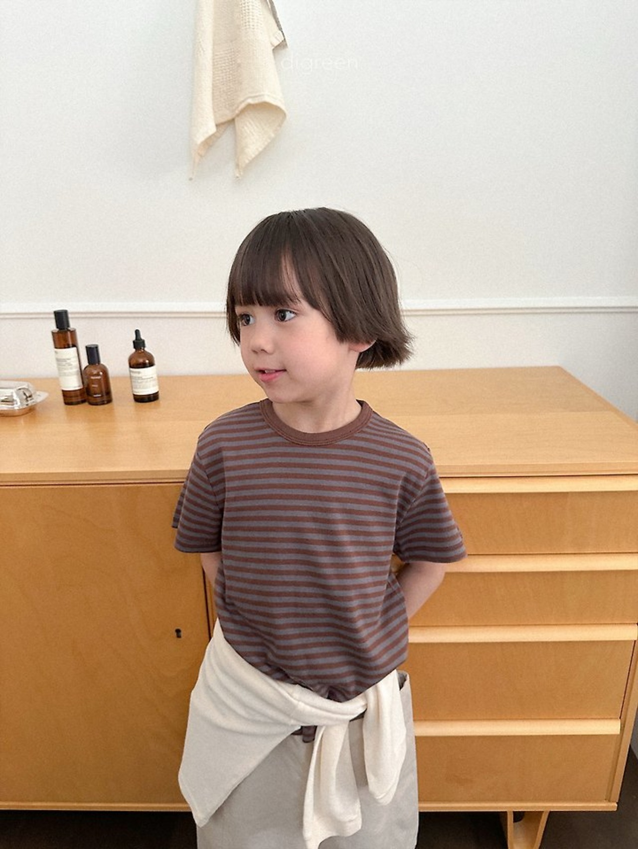 [DIGREEN] Camel Short Sleeve T-shirt / [디그린] 카멜반팔티