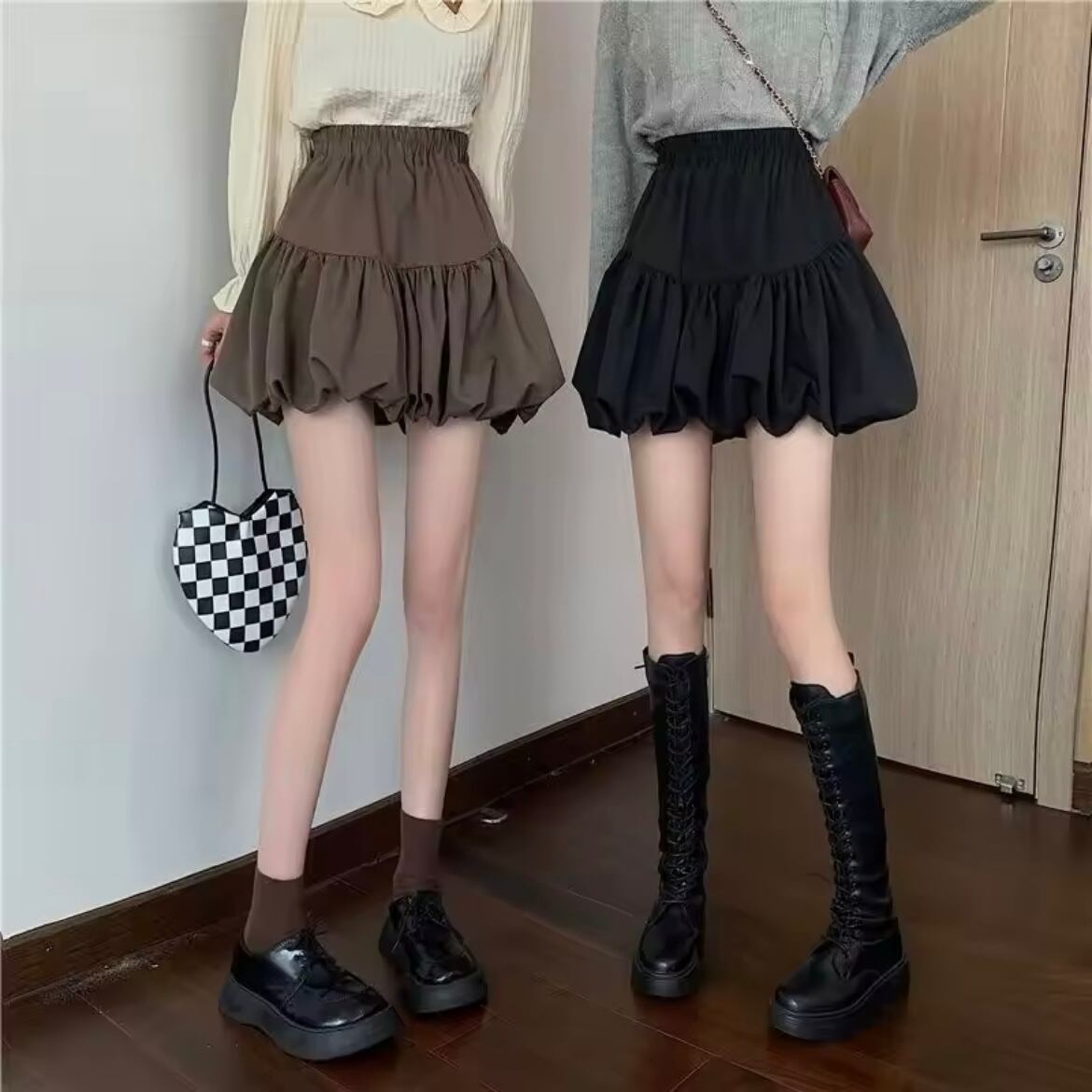 ガーリーバルーンミニスカート