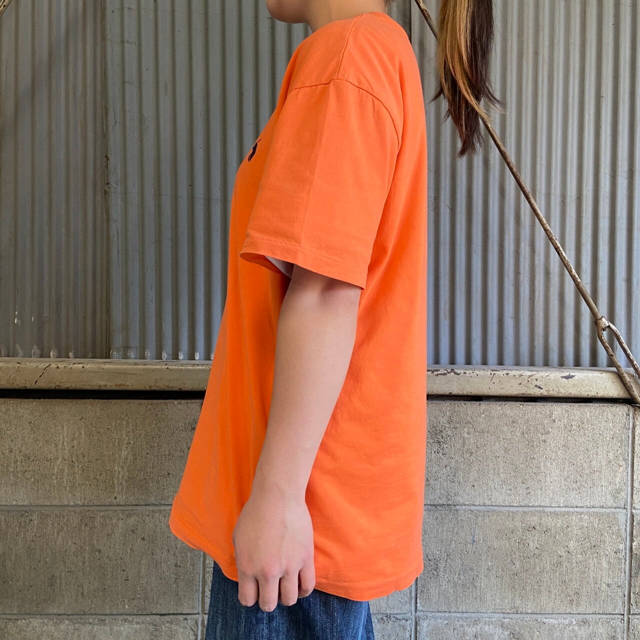 ポロラルフローレン　ロンハーマン別注　ポロ　Tシャツ　オレンジ ポロラルフローレン ロンハーマン別注 ポロ Tシャツ オレンジ ポロ