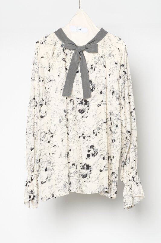【サンプルLive】 WYTE/ワイト Δ / 2Way Original Print Blouse 12-12270