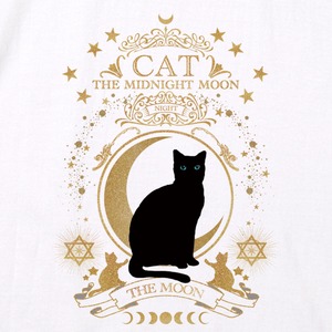 猫の魔導書 Tシャツ 1 WHITE（men&women）