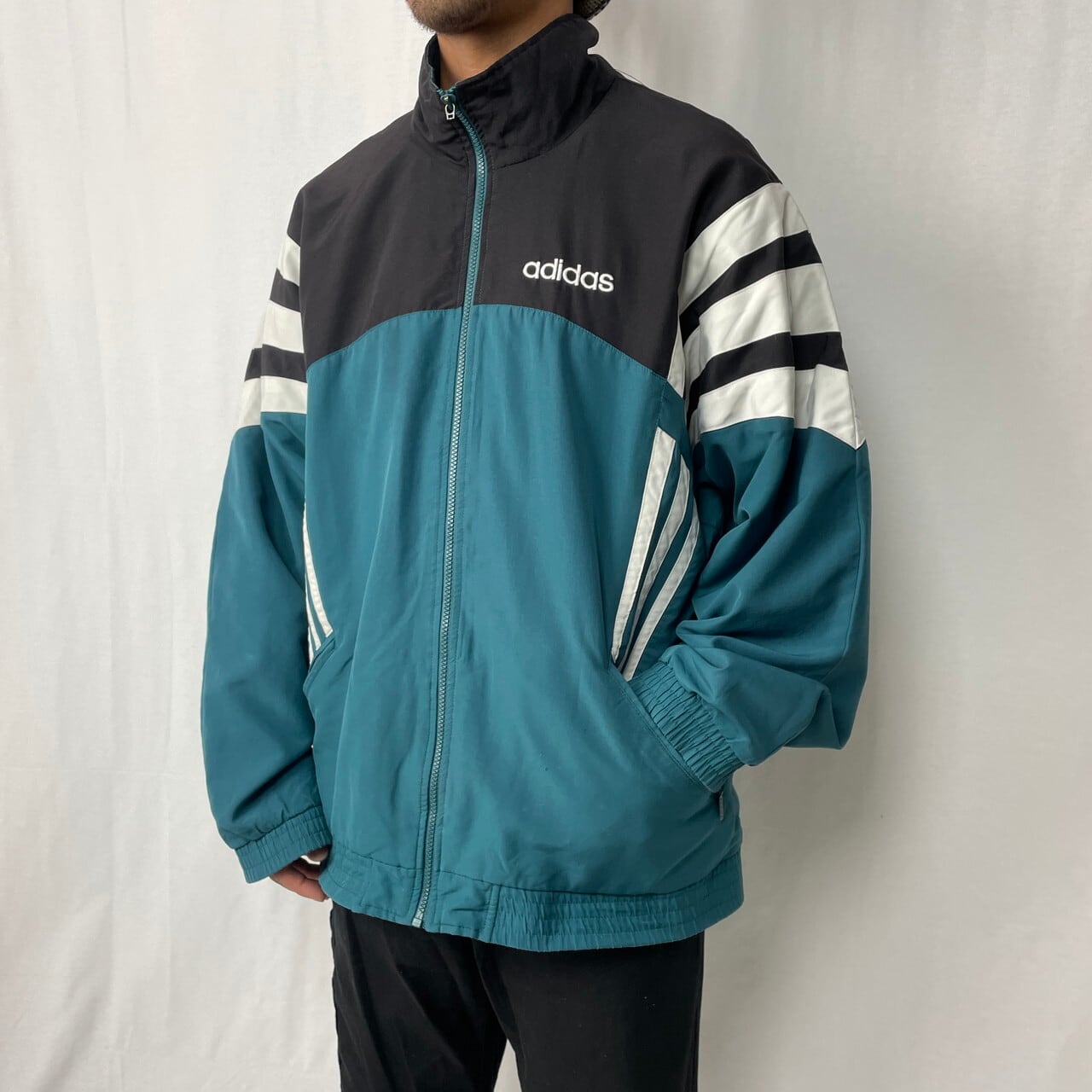 アディダス　90S トラックトップ　ブラック　ＸＬサイズ　旧タグ　adidas