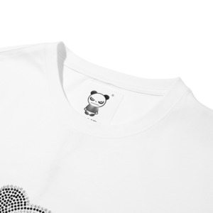 送料無料【HIPANDA ハイパンダ】メンズ 3パンダ ラインストーン Tシャツ MEN'S TRIO LOGO RHINESTONE PANDA SHORT SLEEVED T-SHIRT / WHITE・BLACK