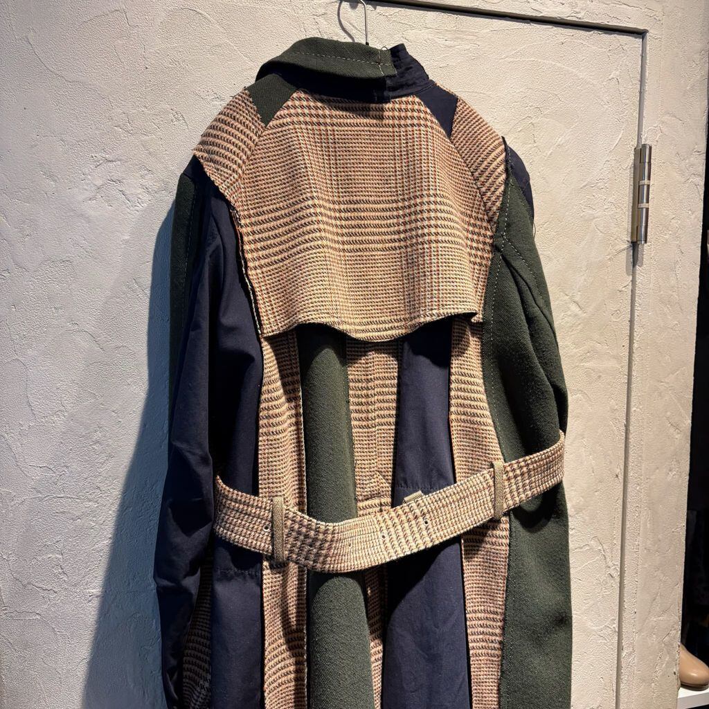 Sacai サカイ 18AW Docking Coat ドッキングコート 18-01803M グリーン