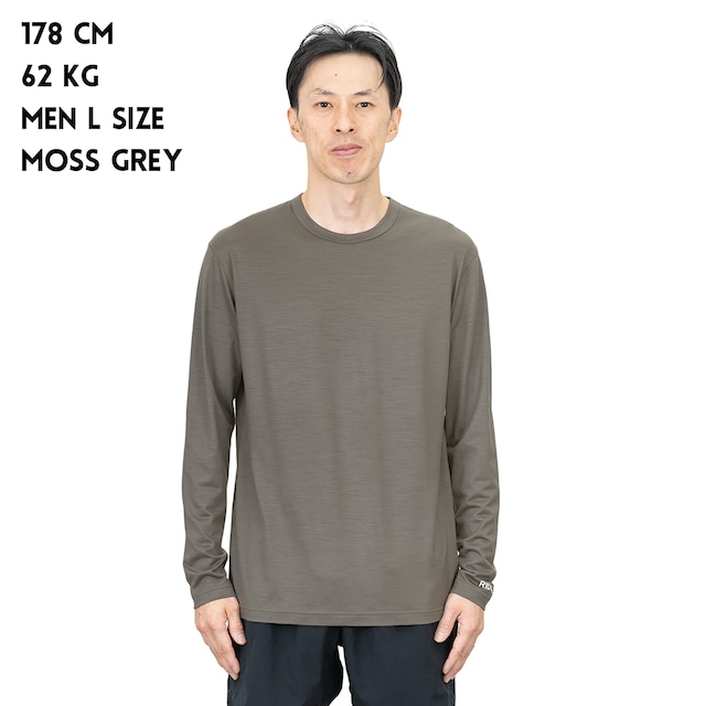 【RIDGE MOUNTAIN GEAR】Merino Basic Tee Long Sleeve（New Color）