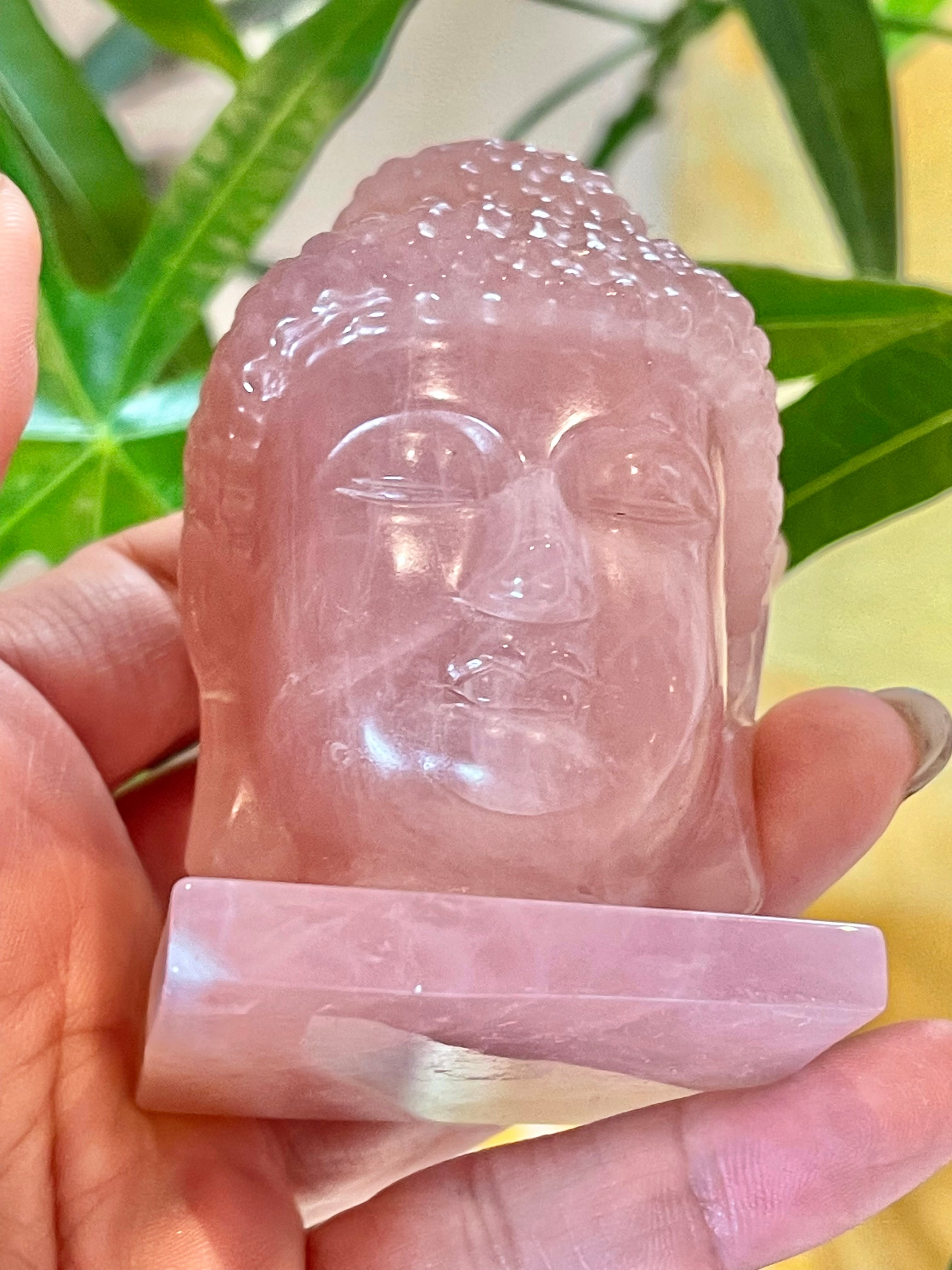 Rose quartz Buddha No.01 ローズクォーツブッダ