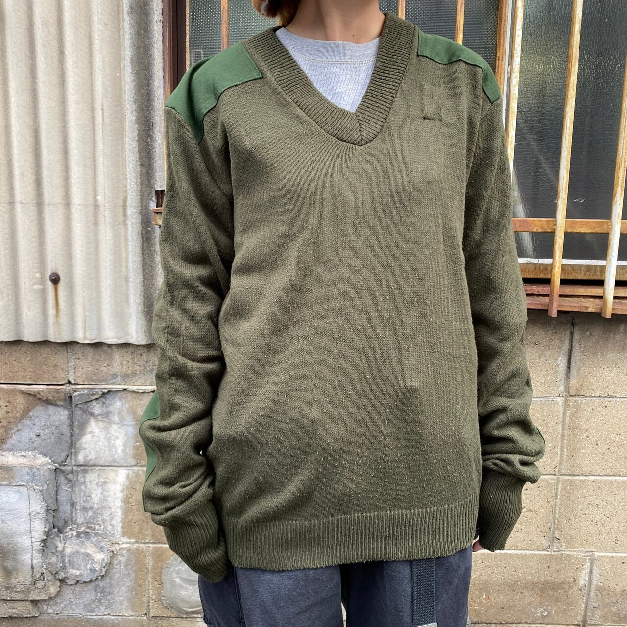 USA製 ビッグサイズ UNIFORM SOLUTIONS コマンドセーター ミリタリー V