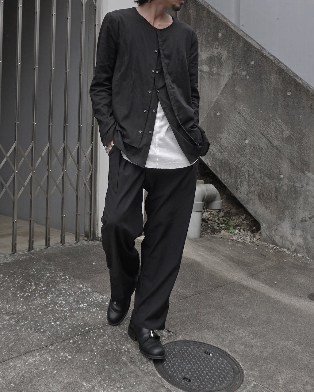 ASKYY / LAYERED SHIRTS / BLK | ASKYY TOKYO FLAGSHIP ASKYY / LAYERED SHIRTS / BLK | ASKYY TOKYO FLAGSHIP