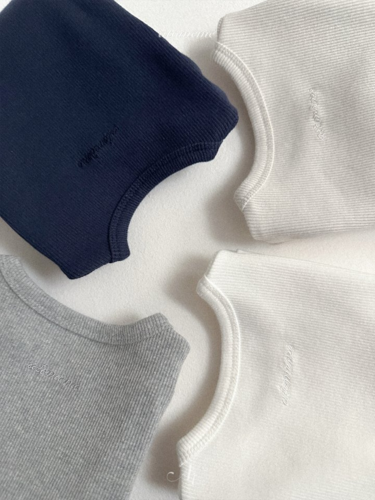 atomeme 26/SS Soft Ribbed T-Shirt