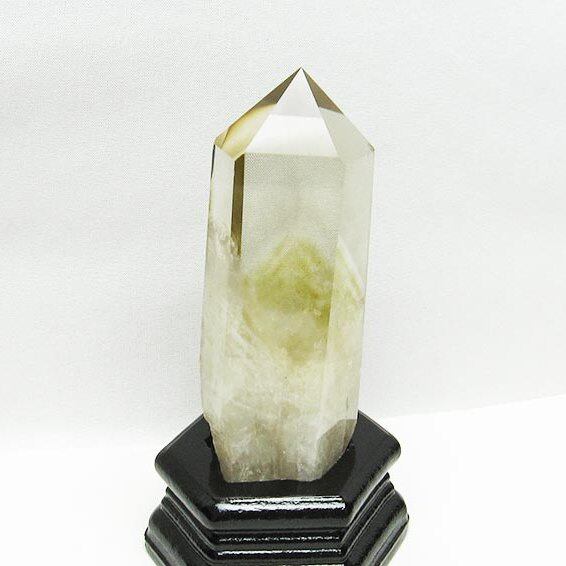 シトリン 六角柱 シトリンクォーツ 台座付属 一点物 152-2927