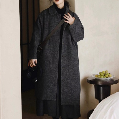 ロングチェスターコート ・6412