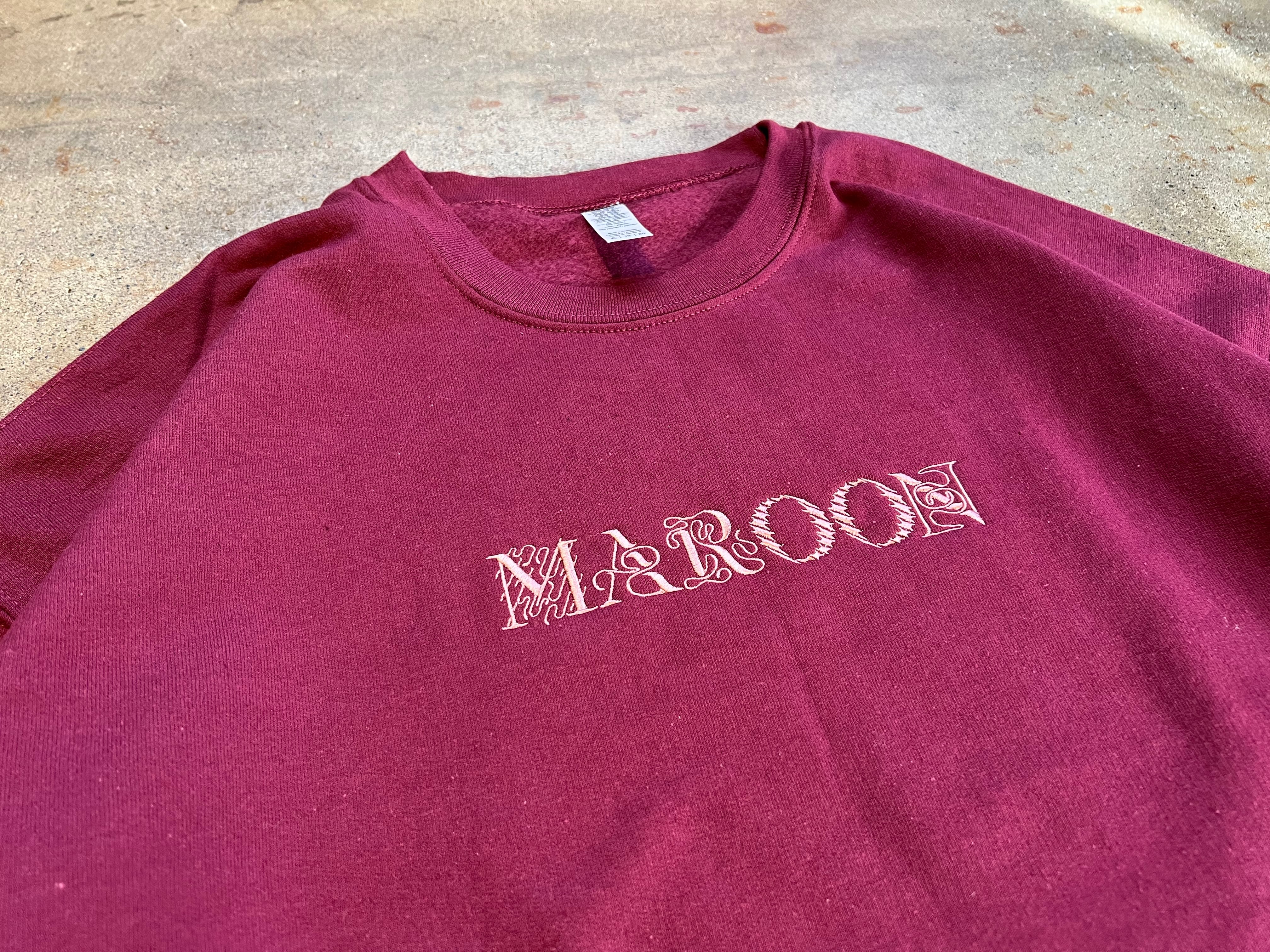 CLUB SAKENOMITAI× BAR MAROON limited sweats