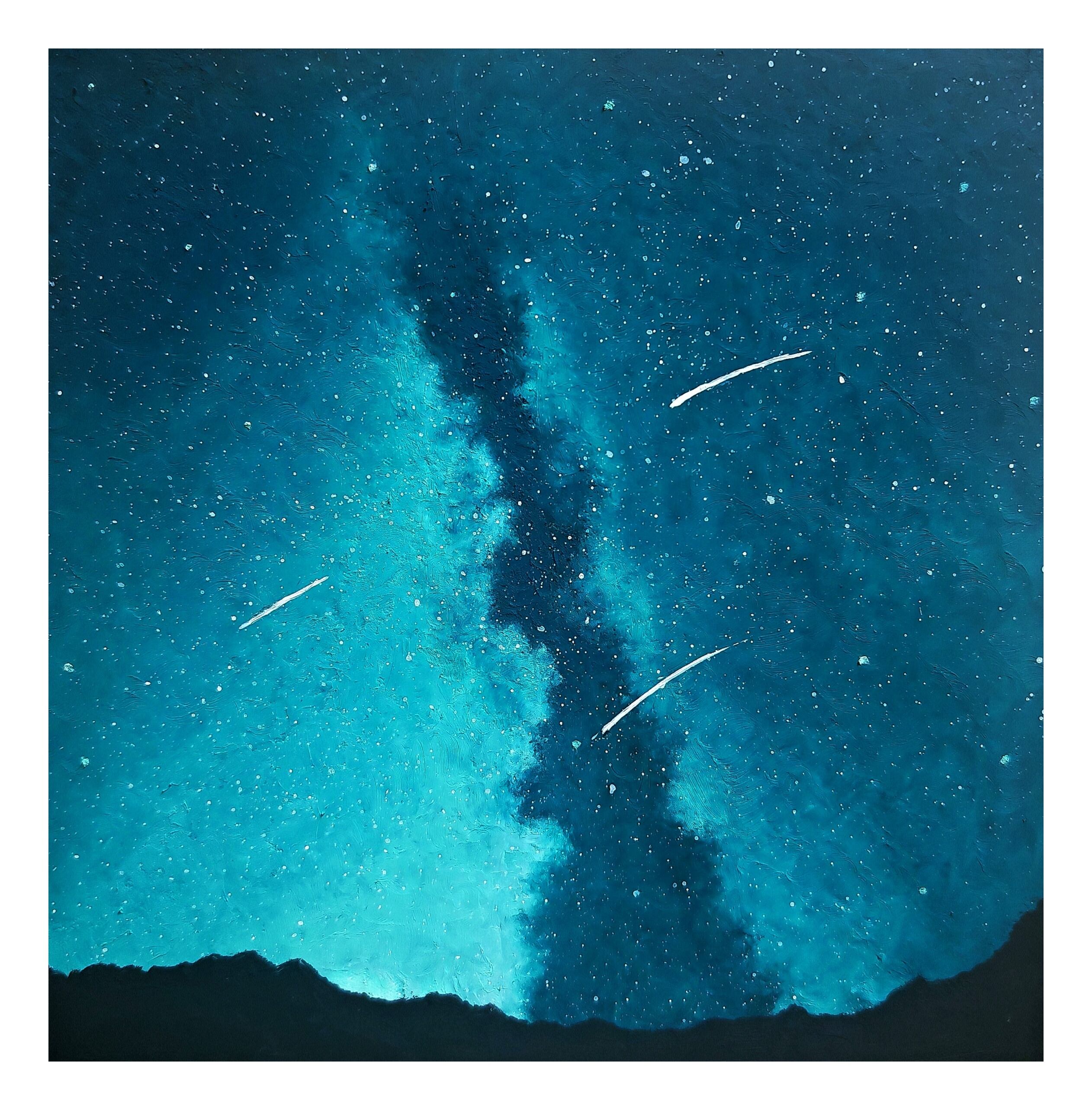 パステル画（原画）内灘砂丘・夕陽。 パステル画（原画）内灘砂丘・夕陽。