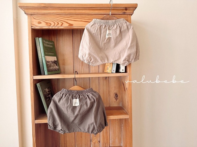 【取寄】valubebe｜harmony bloomer pants｜ハーモニーブルマパンツ｜6M-18M｜baby｜26 summer