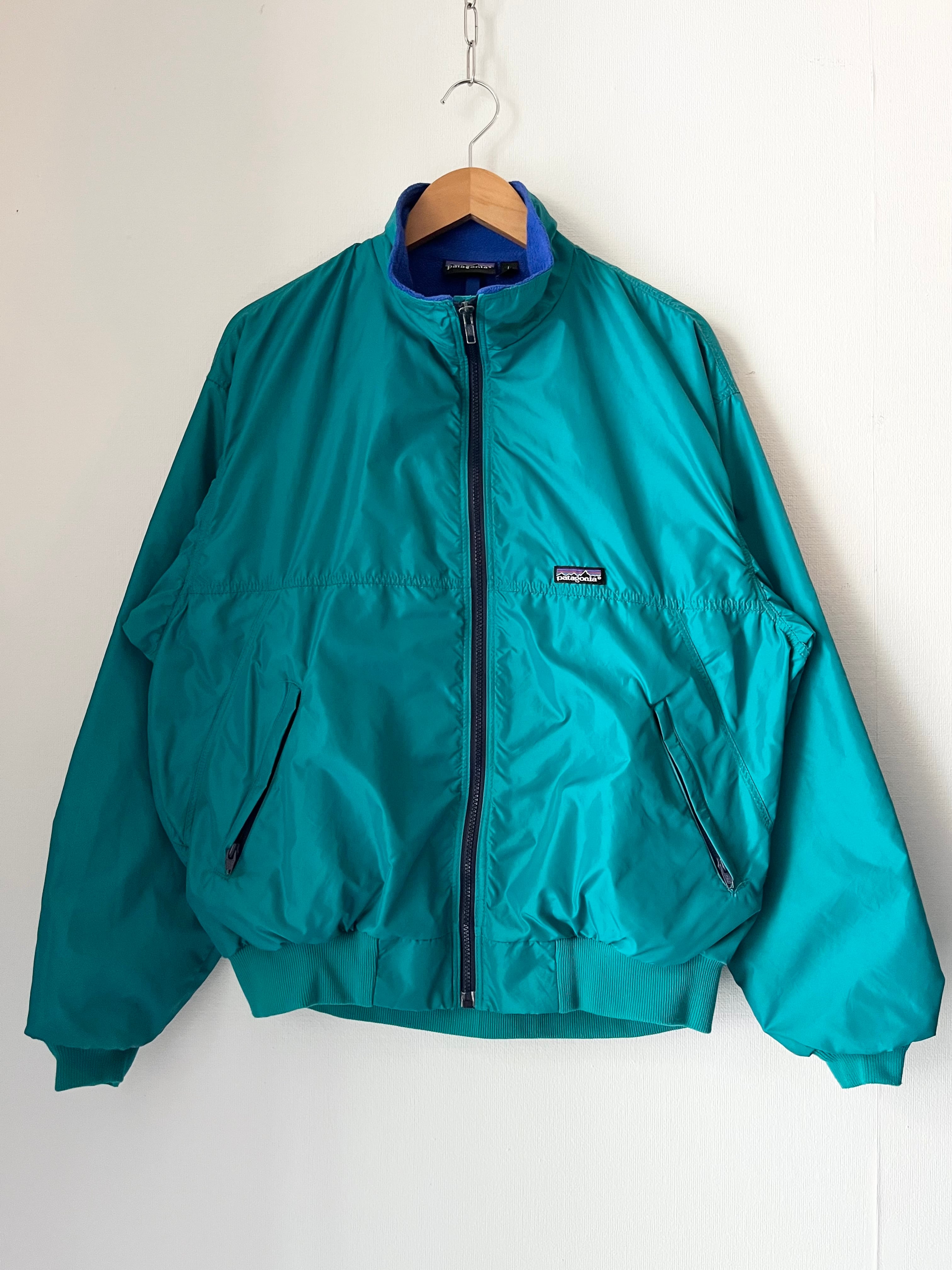 90s S0 Patagonia Shelled Capilene Jacket Made in U.S.A. Emerald