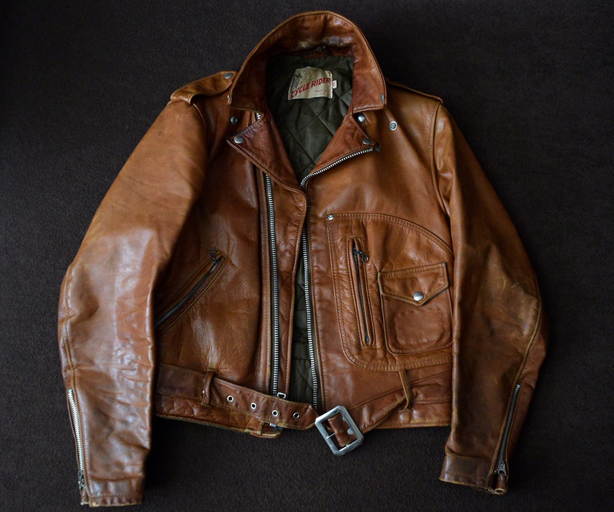 70s SCHOTT CYCLE RIDER D-POCKET 38 | SECOND TIME GLORY