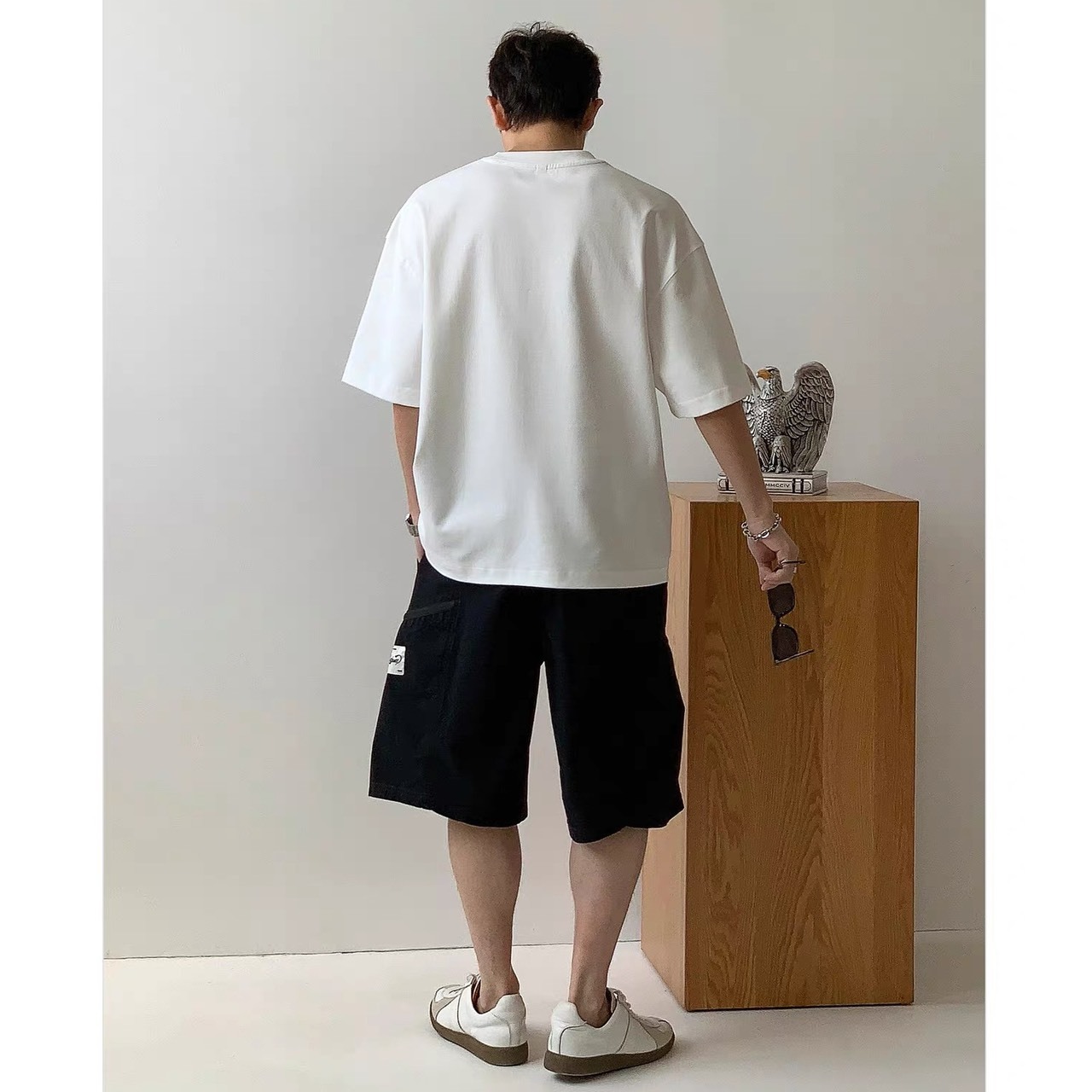 Center logo oversized tee 1500 - 13