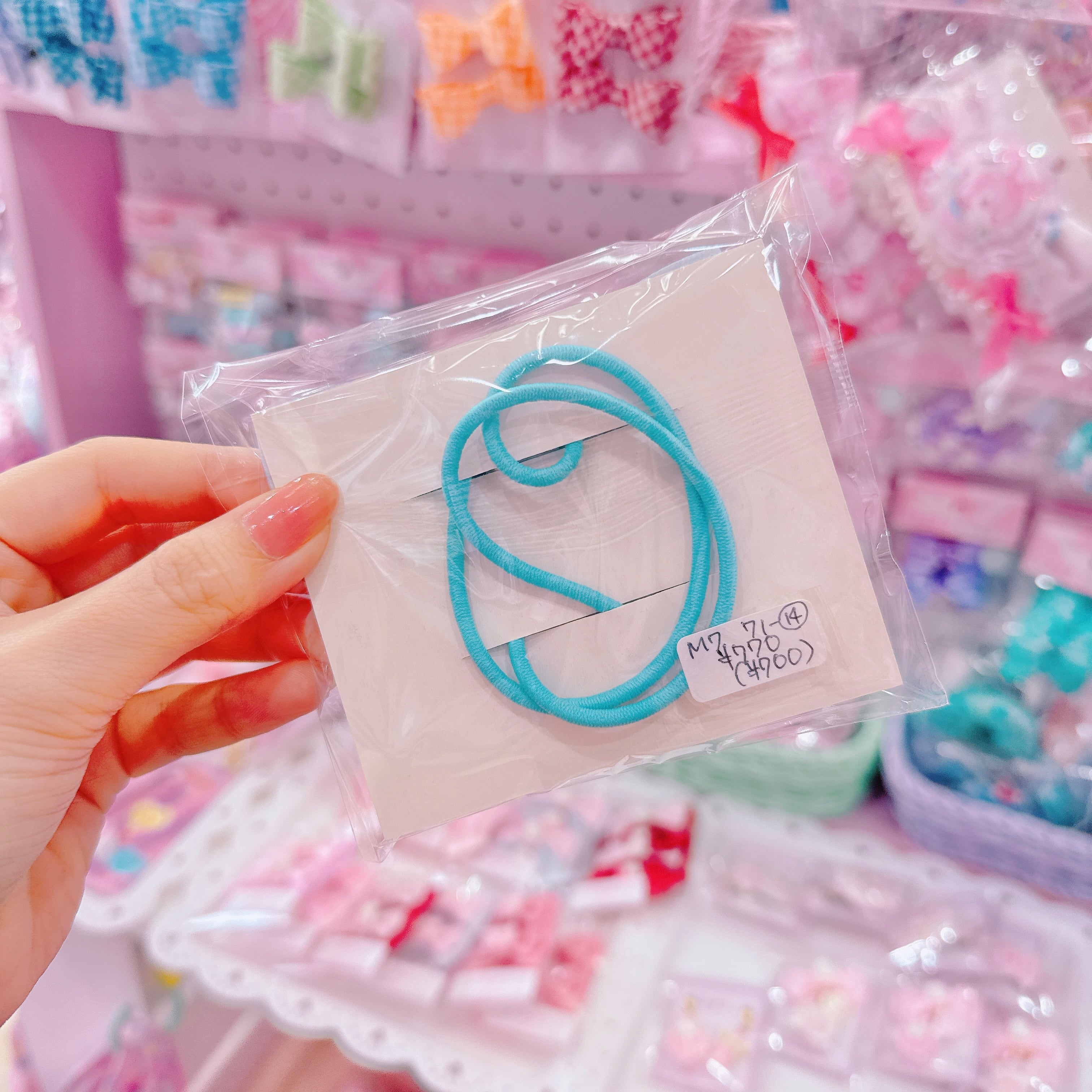 【M7】71-14リボンツインヘアゴム