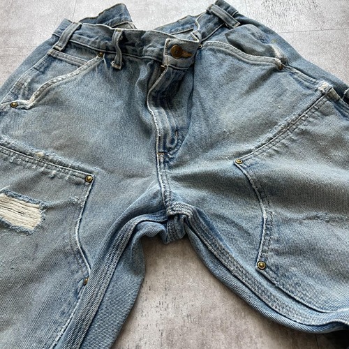 00s メキシコ製 デニム ダブルニー Carhartt 34×32 詳細写真7