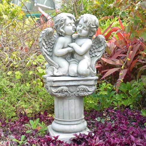 ヨーロッパ風 天使のガーデンオーナメント