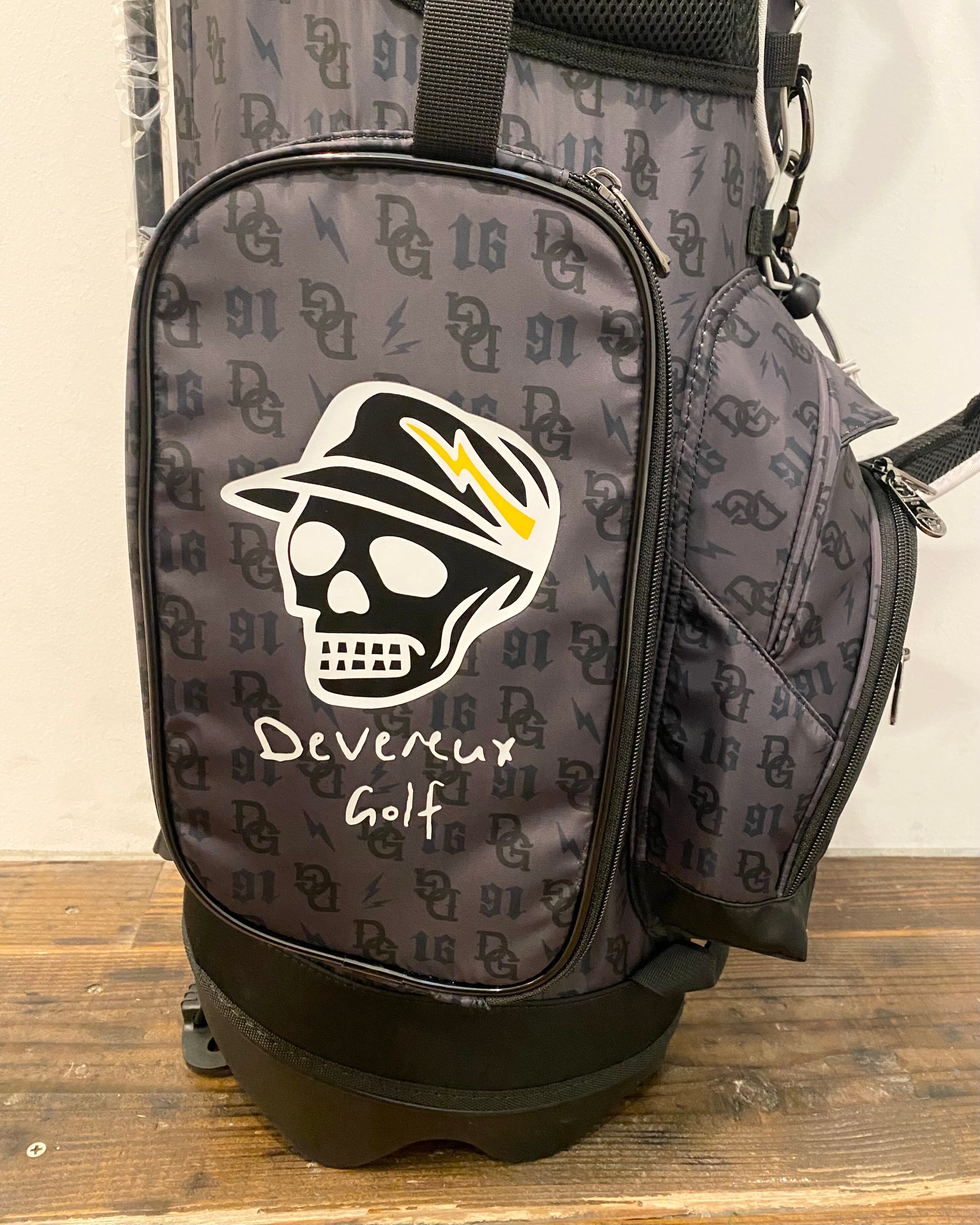 DEVEREUX GOLF】DGモノグラムキャディーバッグ (BLACK) | Sandy GOLF