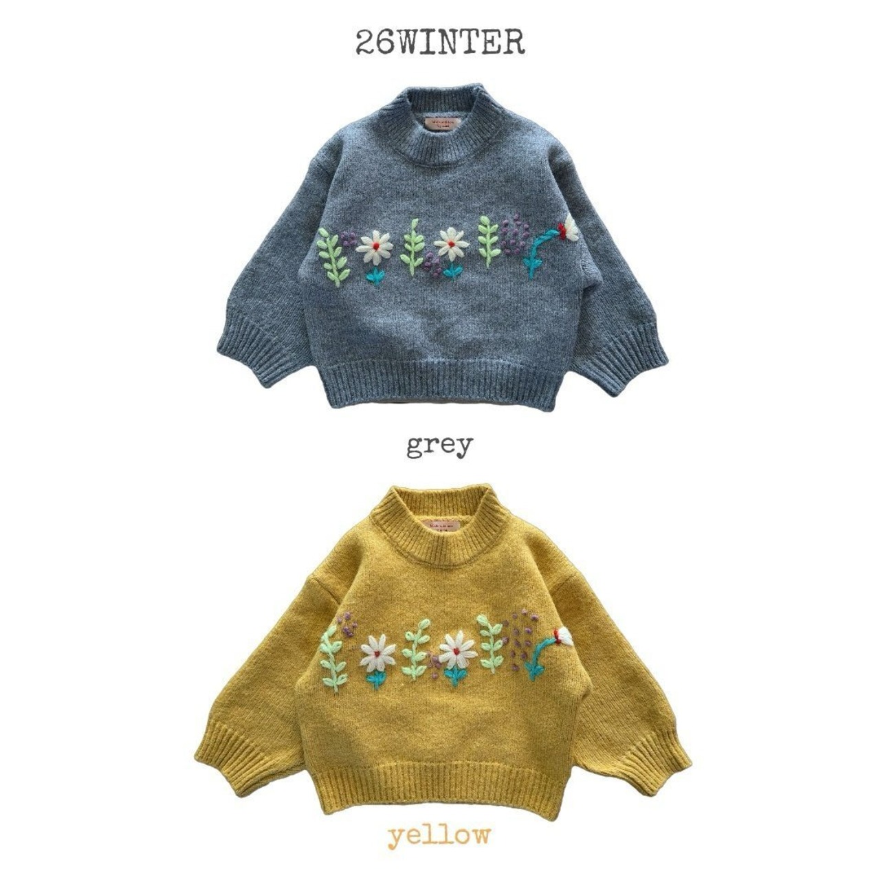 BYMIMI［取寄］flower cardigan 26winter