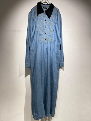 used design denim onepiece