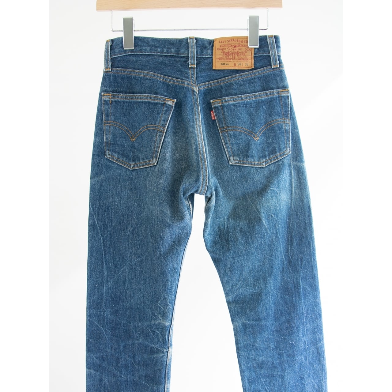 LEVI’S 501 緑 90s US製 w28 L34