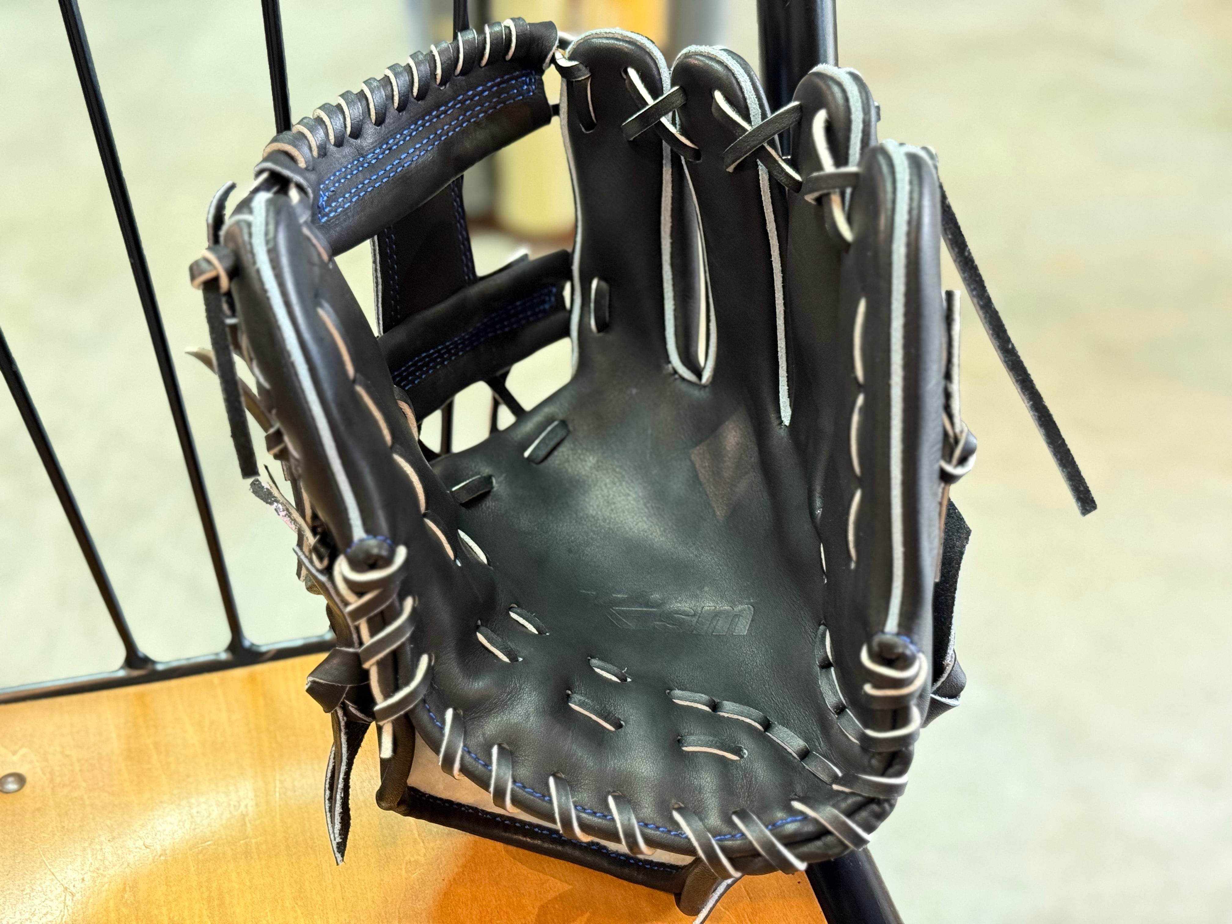 K-ism 【ケーイズム】硬式内野手用 K201 5本指型付け済み ブラック