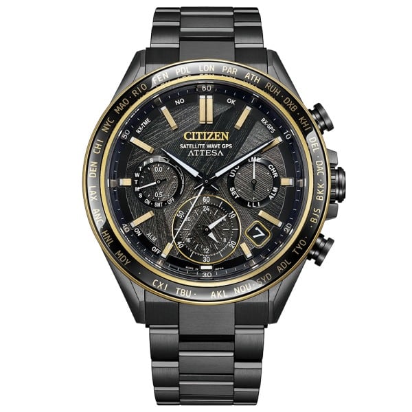 【人気商品】CITIZEN ATTESA シチズン アテッサ ACT Line 世界限定1,900本 LIGHT in BLACK エコドライブ 50周年 メンズ腕時計 CC4078-51E