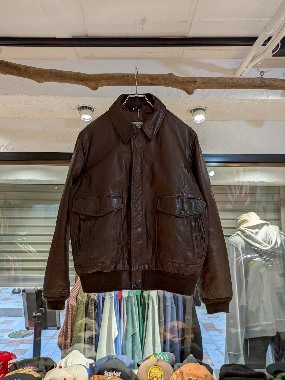 00s KATHARINE HAMNETT lamb leather wzip single riders jacket/00