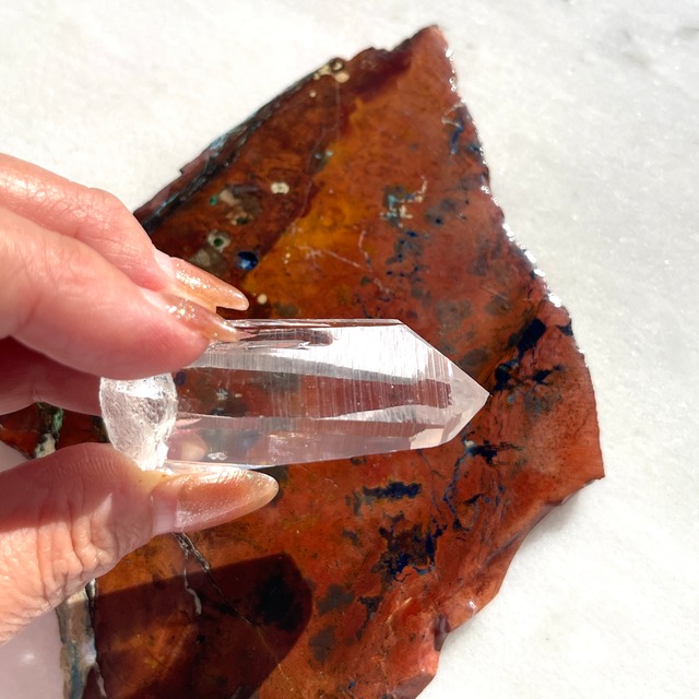 【特選】【限定】コロンビア産　レムリアンシードクリスタル（レムリアン水晶）　1127