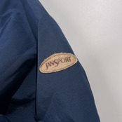 90s 00s JANSPORT ジャンスポーツ 60/40 クロス マウンテンパーカー 裏地ウールブランケット サイズ L /ブルー/オールド/ビンテージ