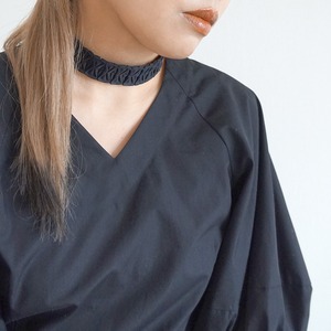 pleats choker プリーツ チョーカー "stand"