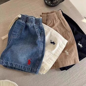 【73-100】夏作ノーカラーショートパンツ　全3色