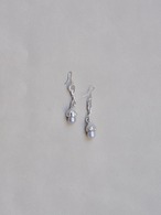 Gray fruits earrings