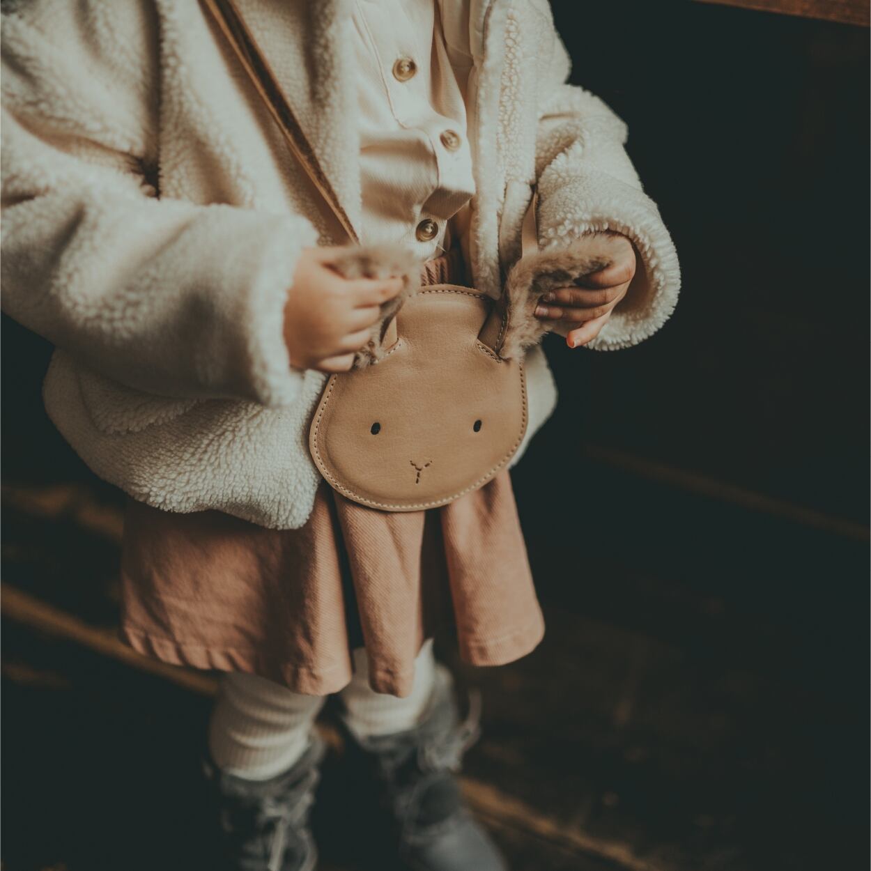 【即納/送料無料】donsje / Britta Exclusive Purse / Fluffy Bunny