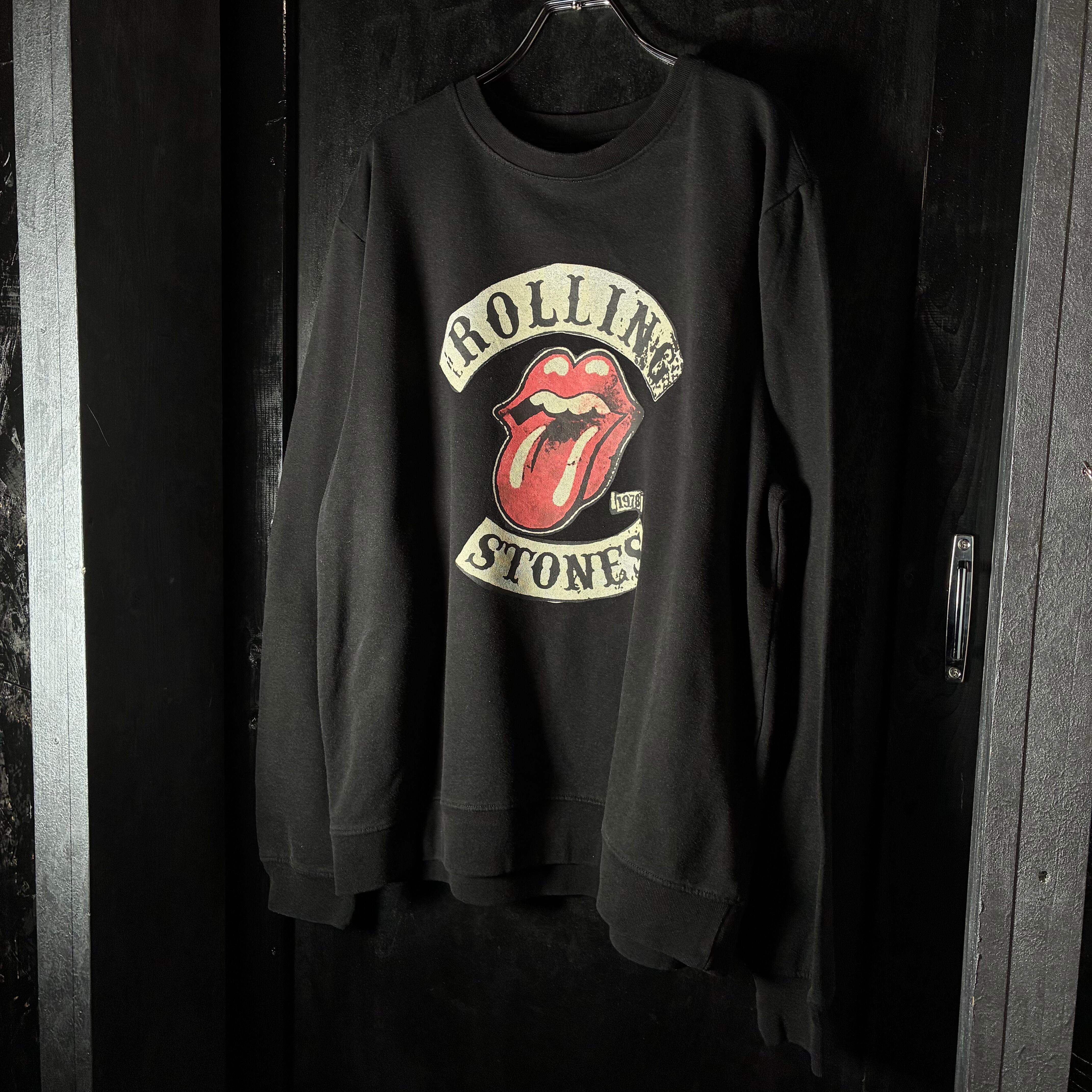 90s ローリングストーンズ スウェット スパイクタン　XL トゲ　ベロ 90s ローリングストーンズ スウェット スパイクタン XL トゲ ベロ 90s