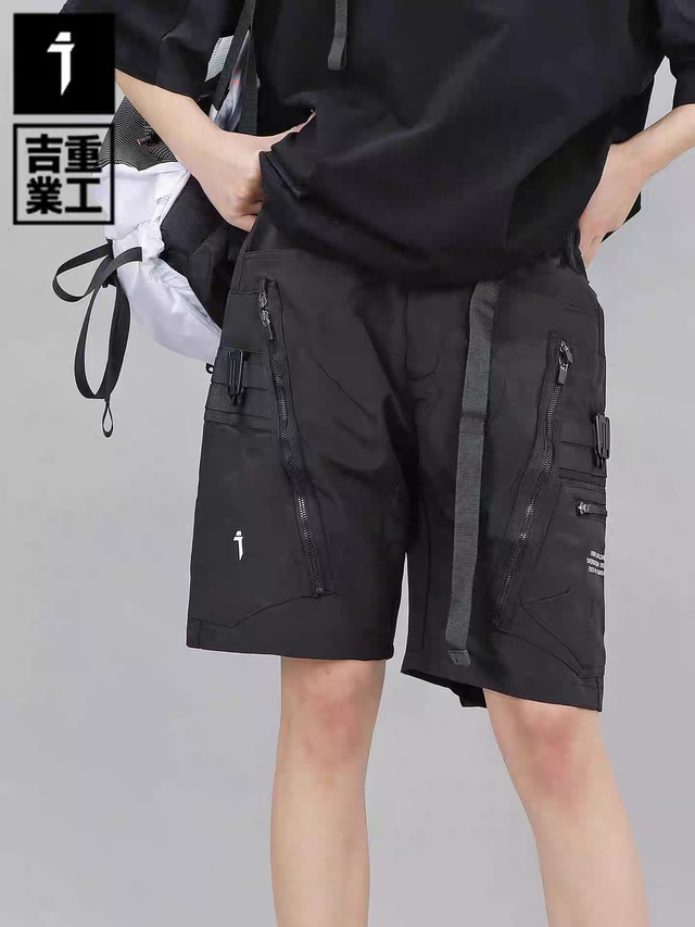 JIYEIND  マルチポケット パラトルーパーショーツ