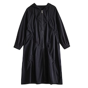 ドローストリングデザイン ジップアップコート 60009