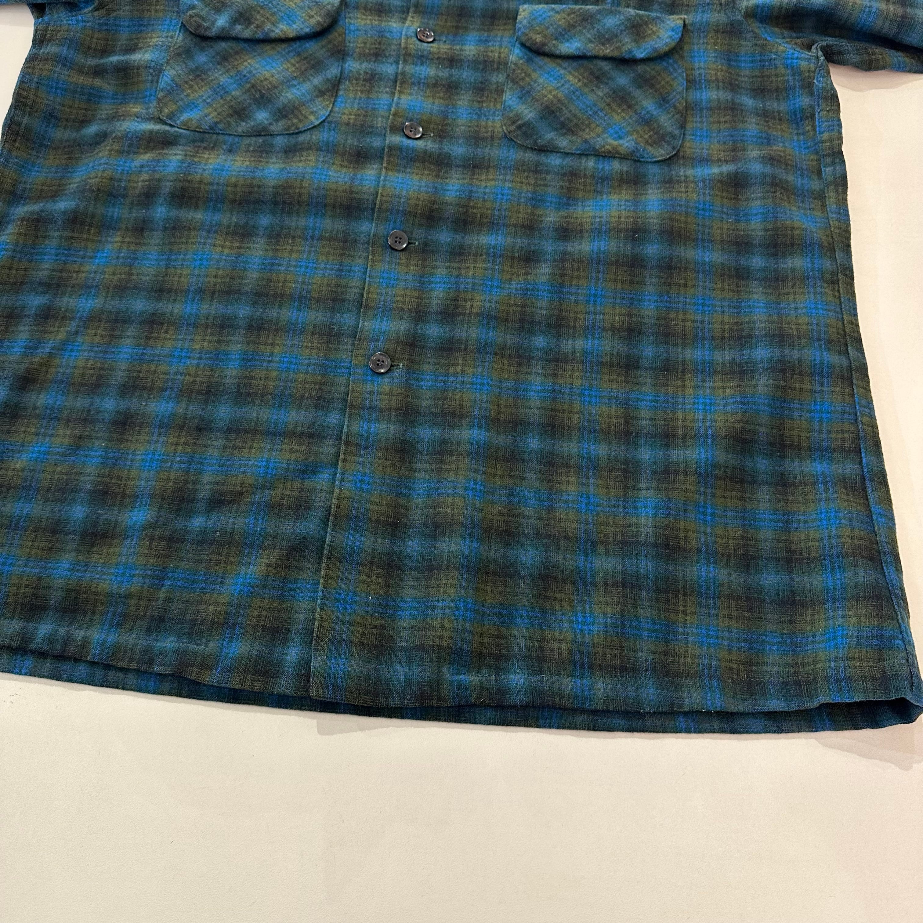 50's PENDLETON Board Shirt blue×green | BerBerJin Yuhodo