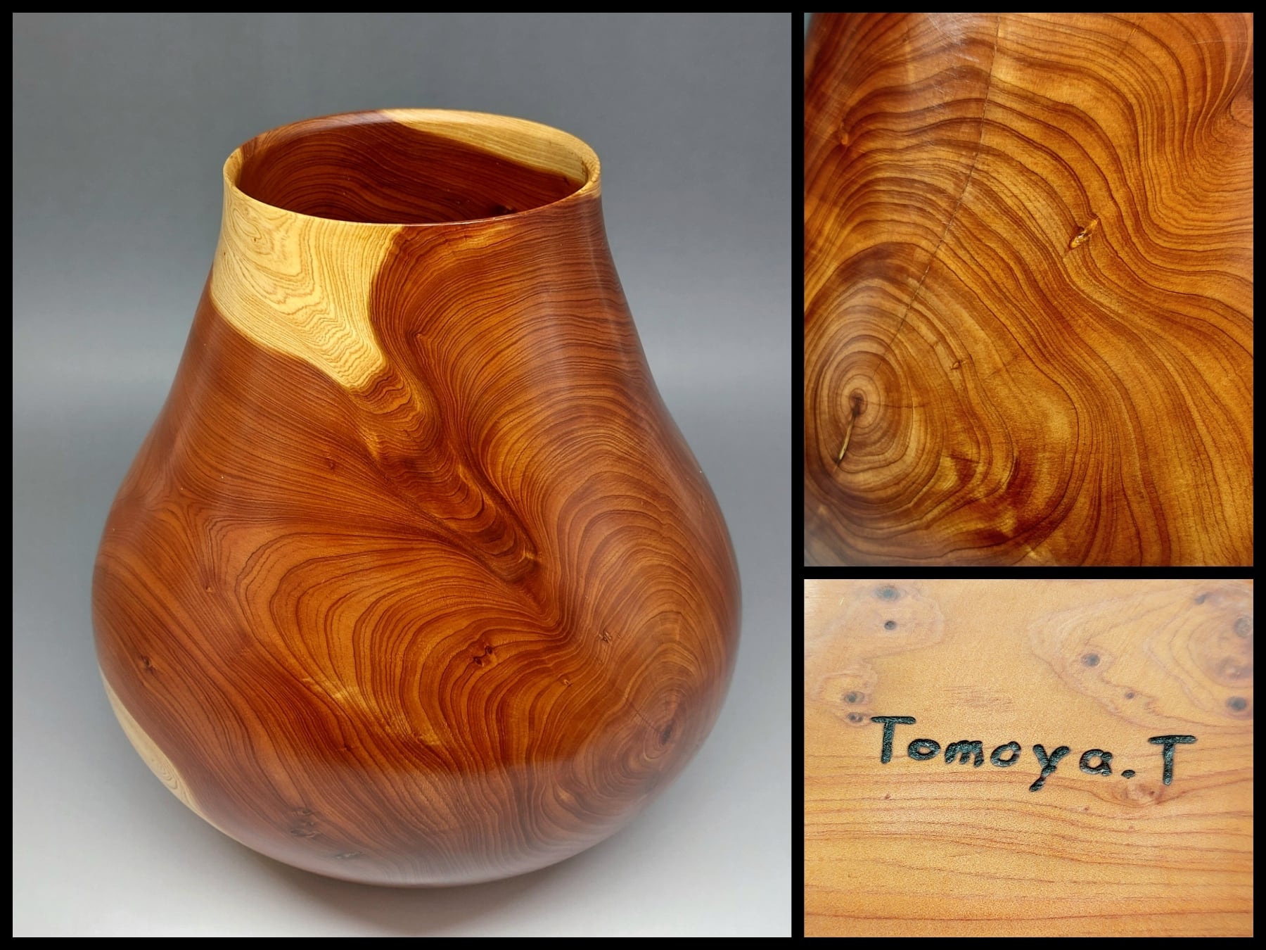 穴あき壺 根っこ 26cm 一点物 オブジェ YamabikoWoodArt | ito-thermie.nl