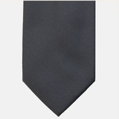 Solid Color Silk Tie in Lead - TAL294