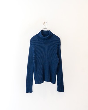 Ralph Lauren HI-NECK SWEATER / RIB KNIT