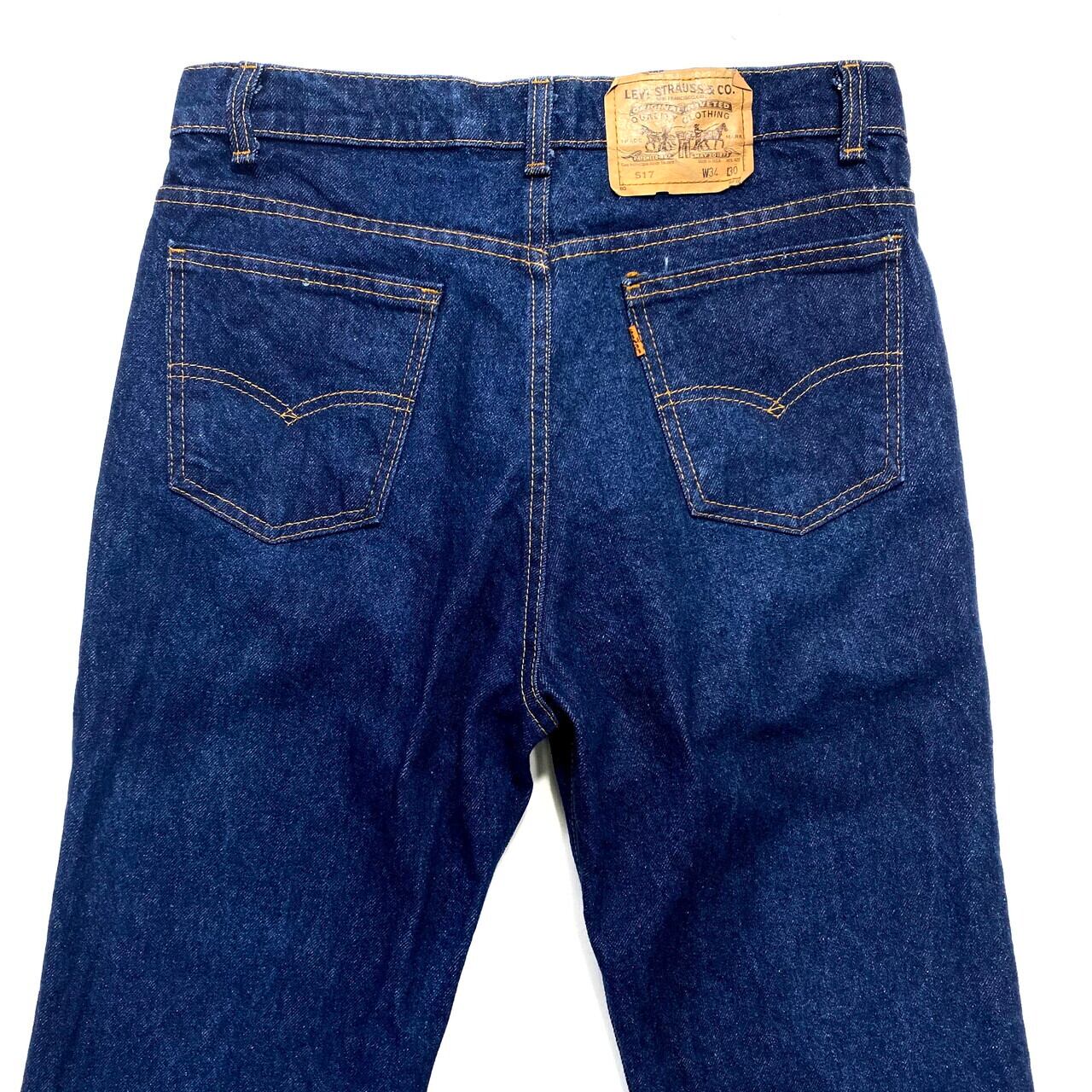 90年代 USA製 Levi's リーバイス 517 ブーツカット デニムパンツ
