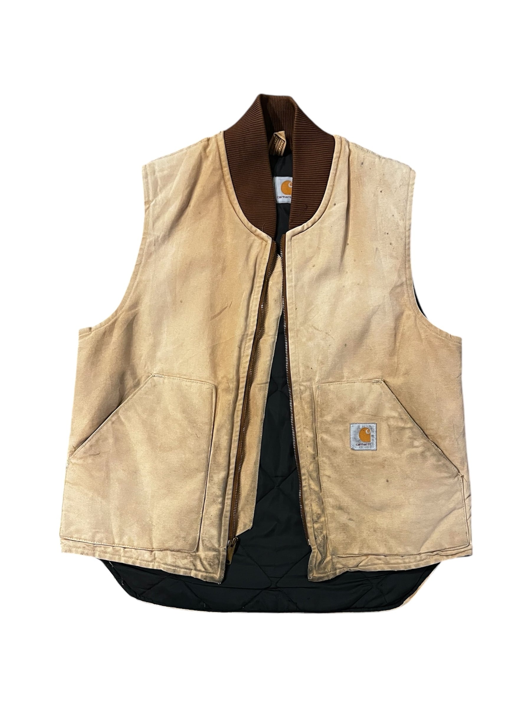 USA製 Carhartt V02 DKB サイズS ダックベスト - トップス USA製 Carhartt V02 DKB サイズS ダックベスト - トップス