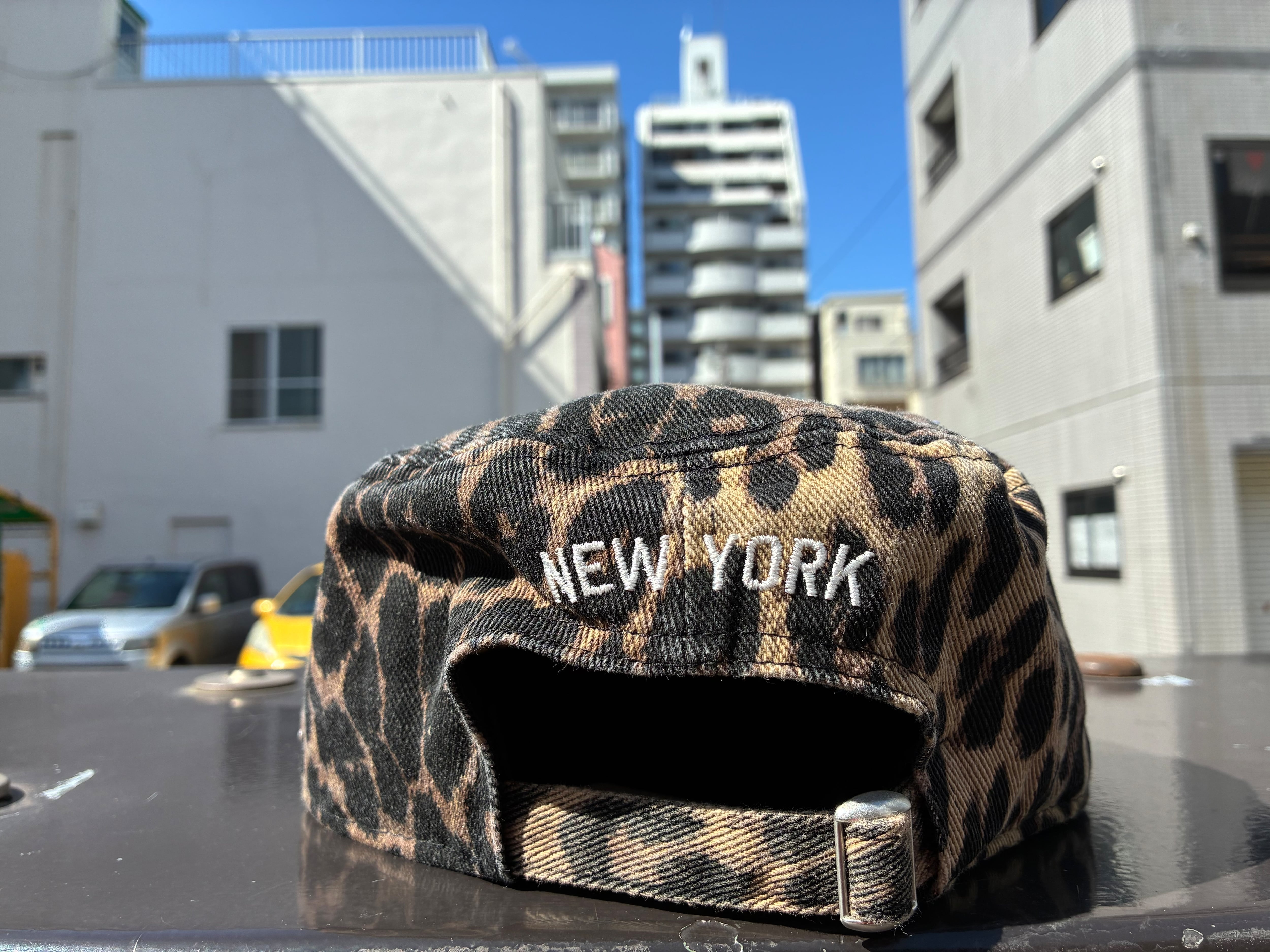 NEW ERA Pillbox アジャスタブル ニューヨーク・ヤンキース レオパード