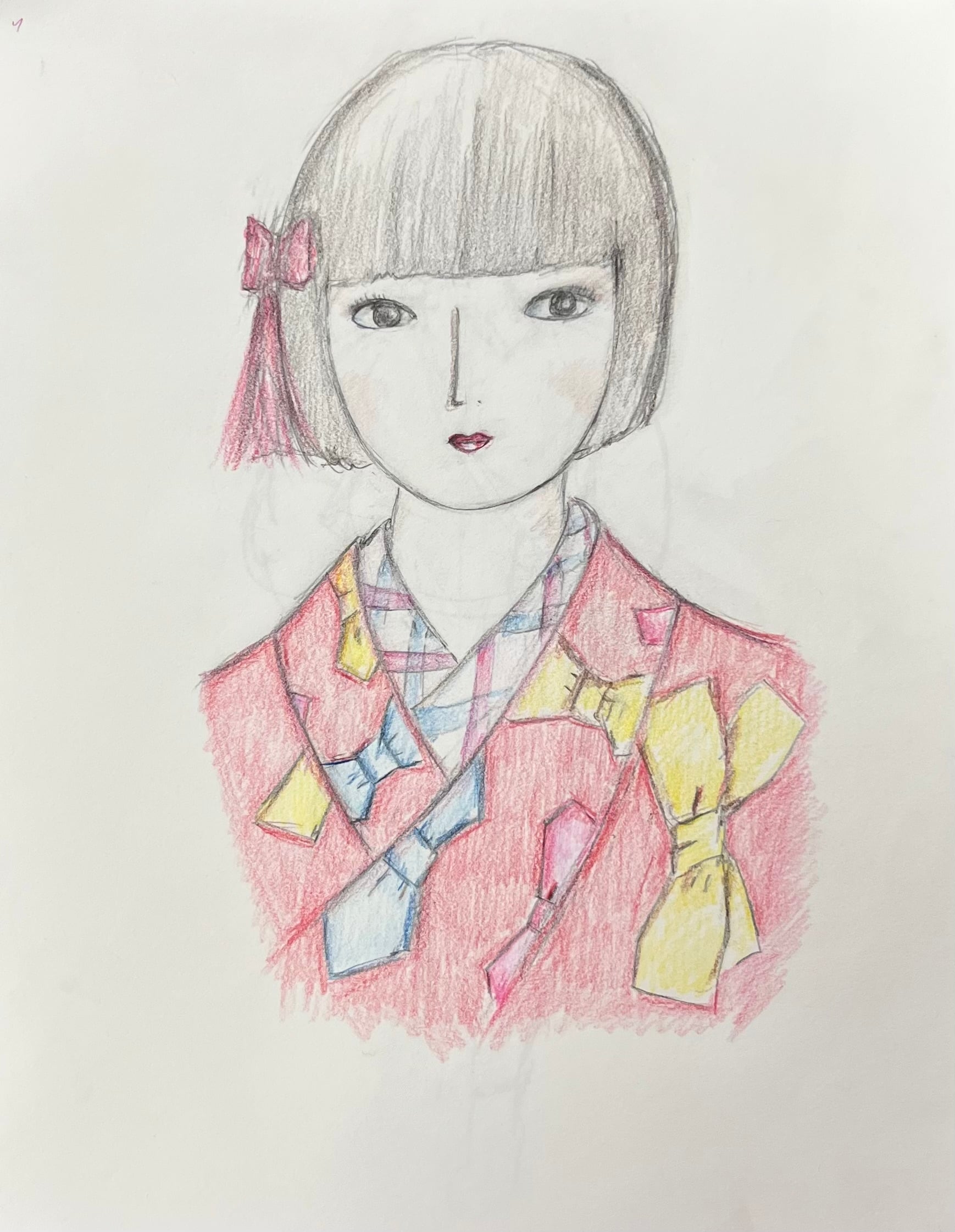 ララ　いつまでも少女のような女性　デザイン画　cozy アート・写真 ララ いつまでも少女のような女性 デザイン画 cozy