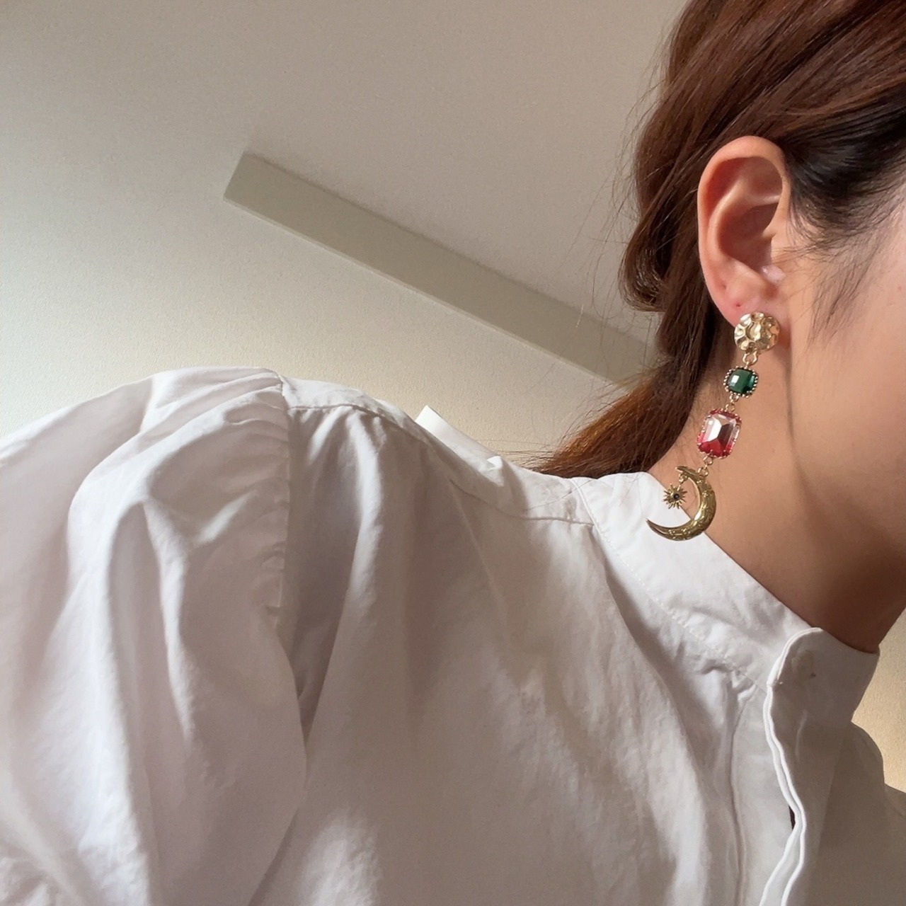 カラフル アシンメトリーピアス / イヤリング