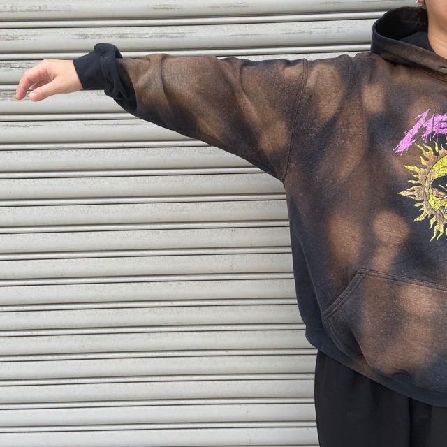 METALLICA メタリカ スウェットパーカー ブリーチ XL パスヘッド 黒